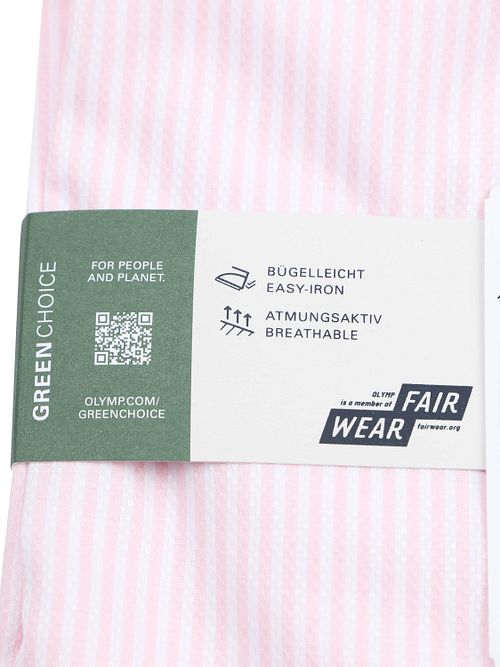 OLYMP Skjorte Nivå 5 Luxury Stripe Rosa Product / Detail