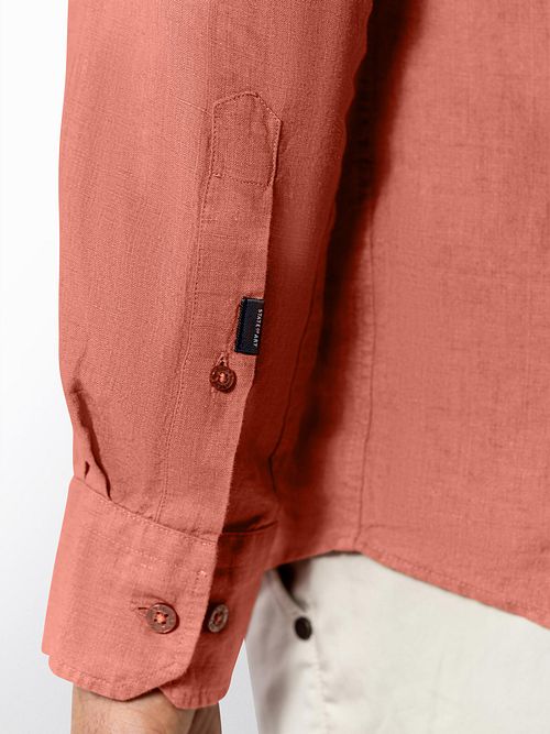 State Of Art Skjorta Linne Lax Model / Detail