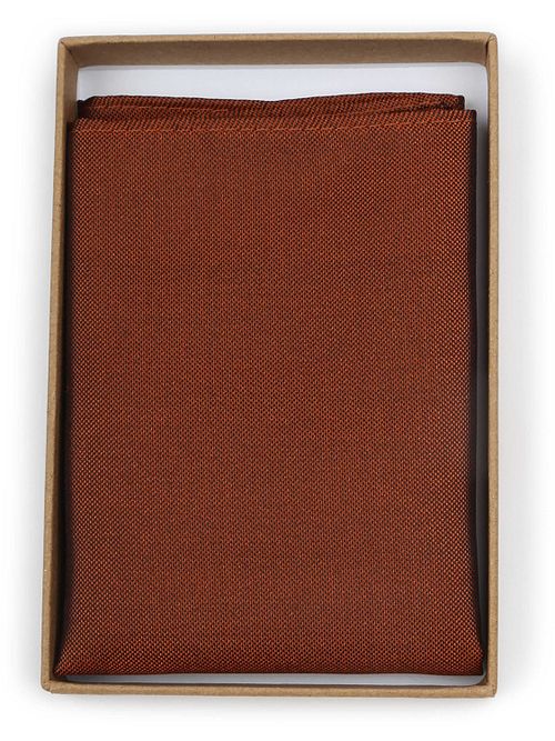 Suitable Pochette de Costume Soie Brique Verpakking