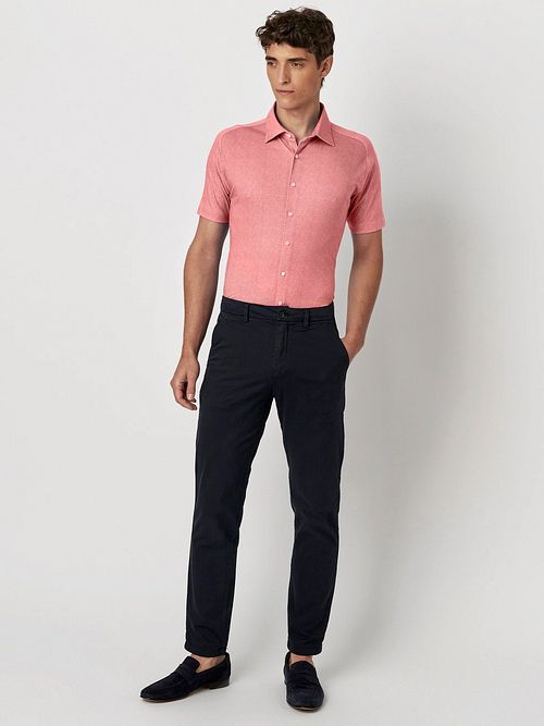 Desoto Short Sleeve Jersey Hemd Coral Model / Voorkant