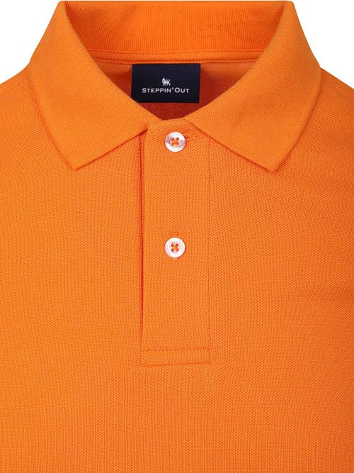 Steppin' Out Polo Piqué Oranje Product / Detail