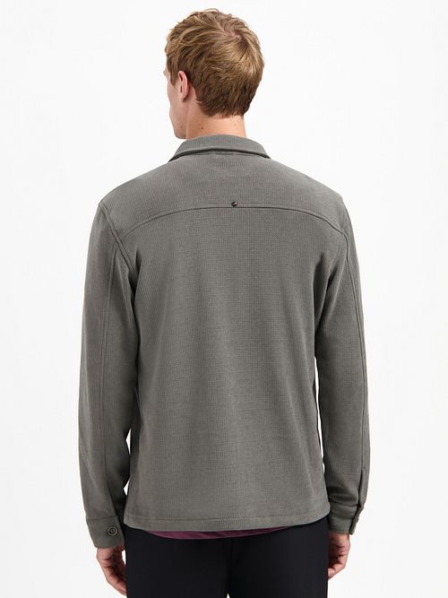 Overshirt No Excess w kolorze szarym Model / Achterkant