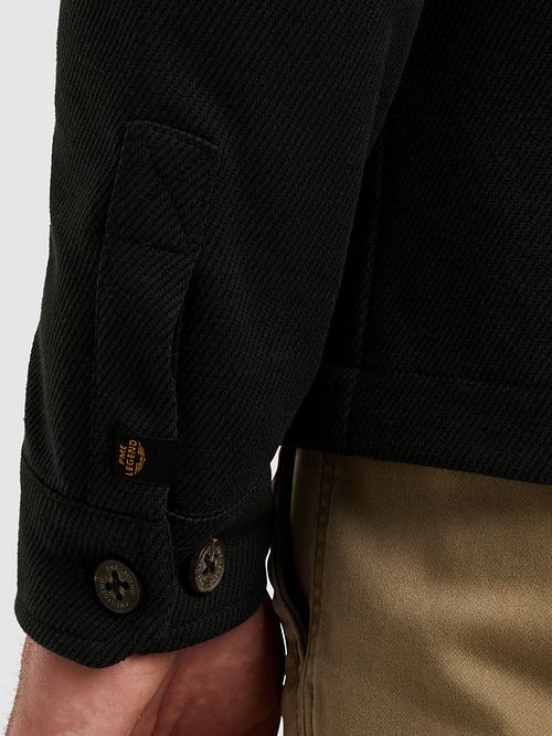 Overshirt PME Legend Comfort Heavy Twill w kolorze granatowym Model / Detail