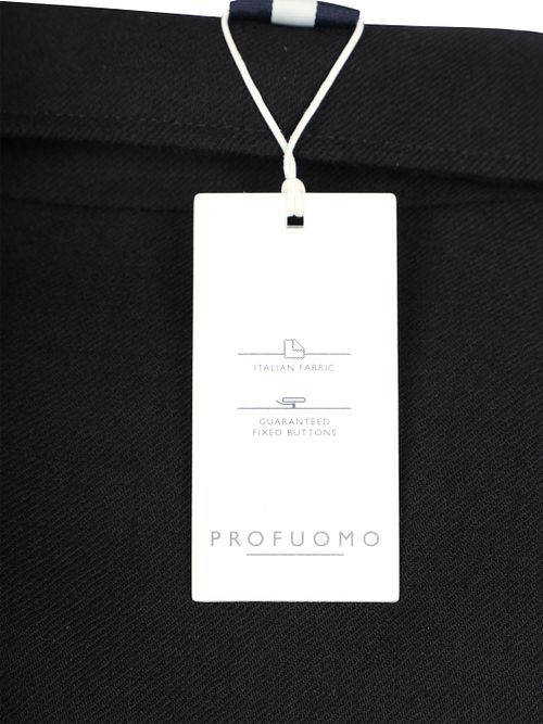 Overshirt Profuomo z wełny w kolorze granatowym Product / Detail