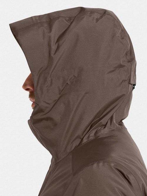 Parka Didriksons Kenny w kolorze brązowym Model / Zijkant