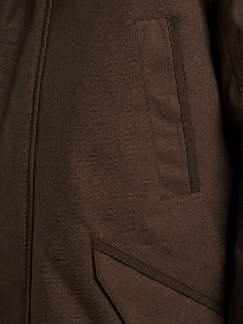 Parka Vanguard Wheelride w kolorze brązowym Model / Detail