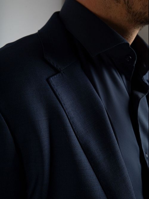 Passer Toulon Kostume Uld Marineblå Model / Detail