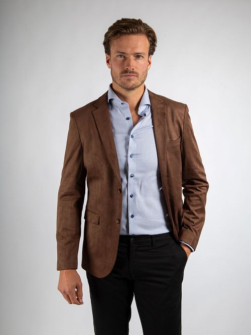 Passerende Blazer Pasetta Konjakk Model / Voorkant