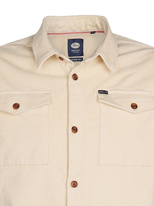 Chemise Petrol Corduroy Beige Product / Detail