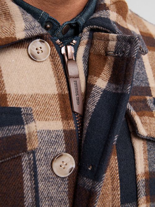 Petrol Jacket Minnesota Twill Checks Model / Detail