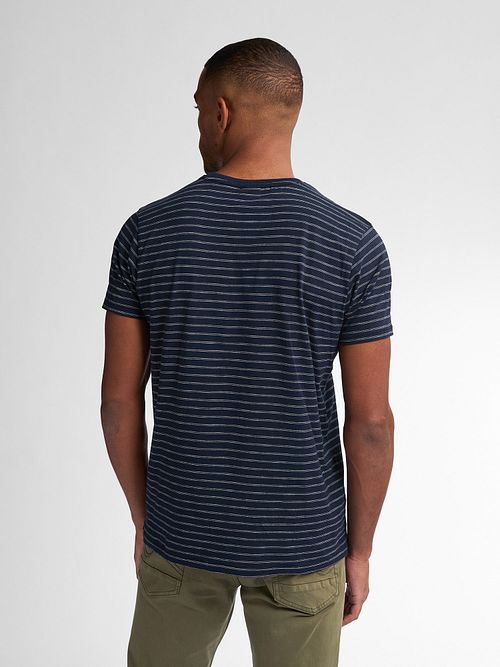 Petrol T-skjorte Seabreeze Navy Model / Achterkant