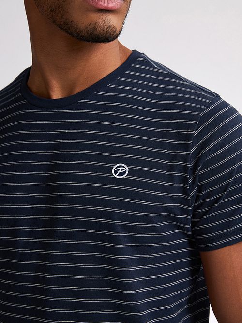 Petrol T-shirt Seabreeze Navy Model / Detail