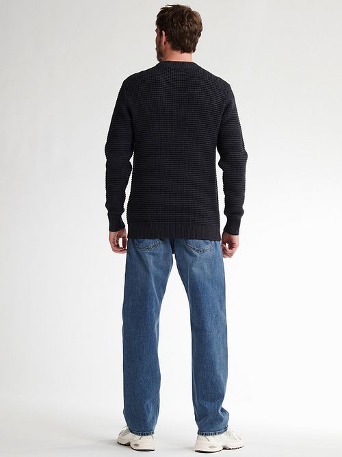 Petrol Toledo Jersey Structure Navy Model / Achterkant
