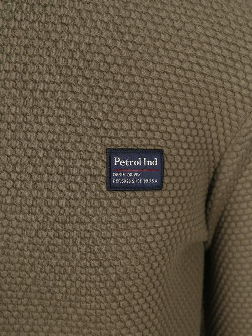 Petrol Tröja Struktur Oliv Product / Detail
