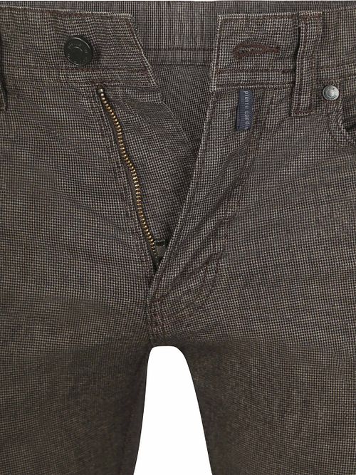 Pierre Cardin Bukse Lyon Tapered Print Brun Product / Detail