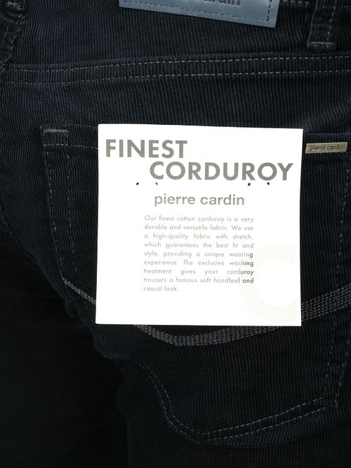 Pierre Cardin Hose Lyon Tapered Corduroy Navy