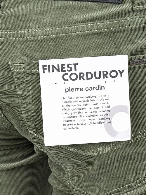 Pierre Cardin Pantalones Lyon Tapered Corduroy Verde Product / Detail