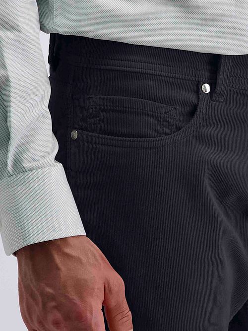 Pierre Cardin Pantalon Lyon Corduroy Marine Model / Detail