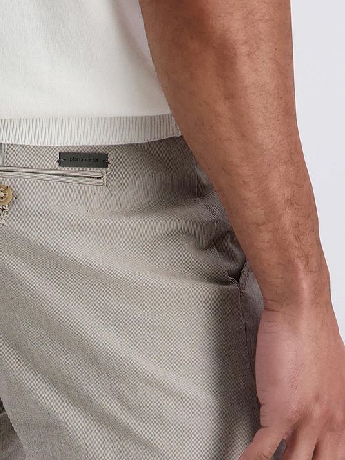 Pierre Cardin Calais Pantaloni Greige Model / Detail