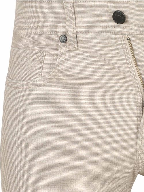Pierre Cardin Trousers Lyon Tapered Druck Greige Product / Detail