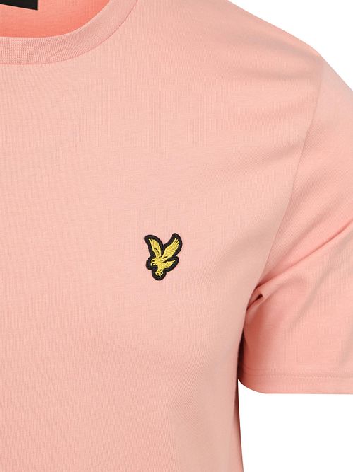Lyle and Scott T Shirt Honeycomb Pink Product / Detail
