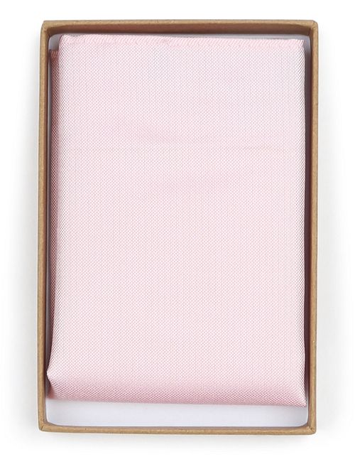 Suitable Silk Pocket Square Light Pink Verpakking