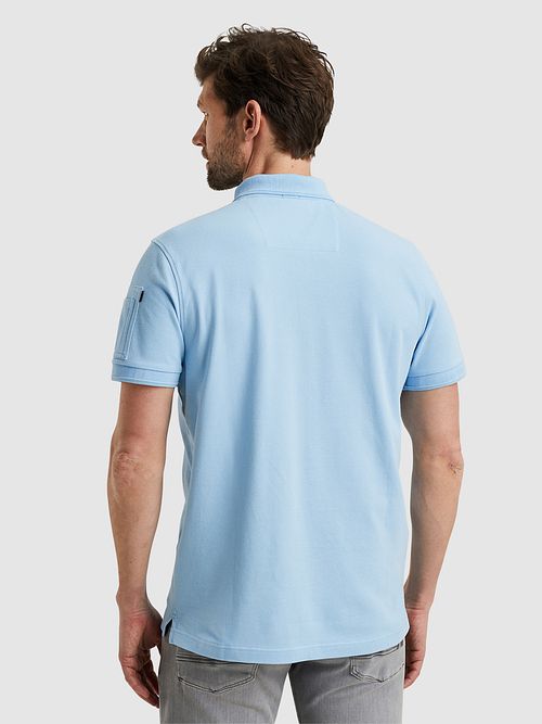 PME Legend American Classic Polo Airy Blue Model / Achterkant