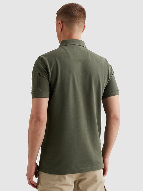 PME Legend American Classic Polo Shirt Thyme Model / Achterkant