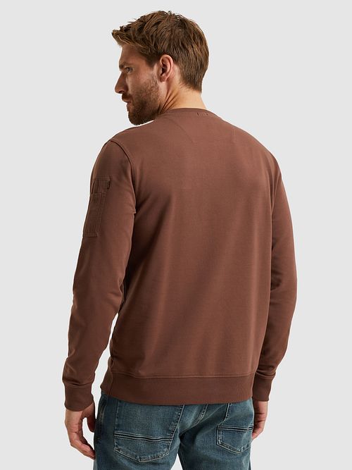 PME Legend American Classic Sweater Brun Model / Achterkant