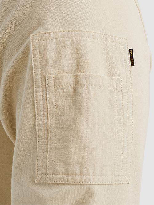 PME Legend American Classic Sweater en color crudo Model / Detail