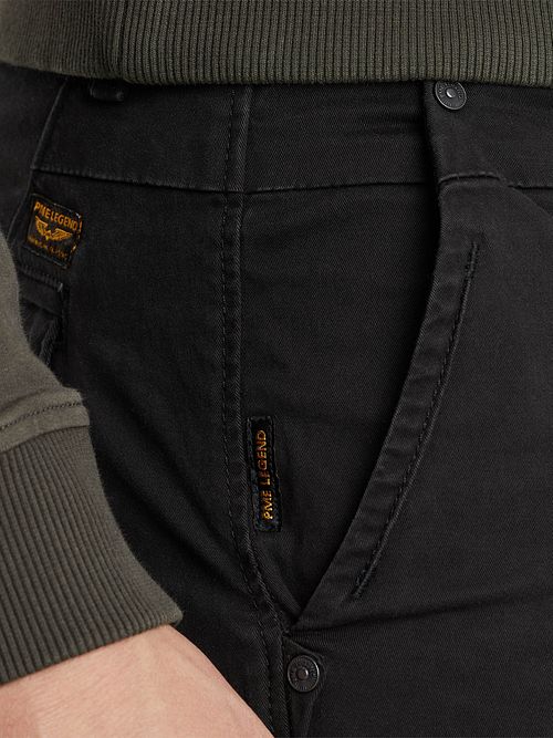 PME Legend Amerikanske Klassiske Chinos i Sort Model / Detail