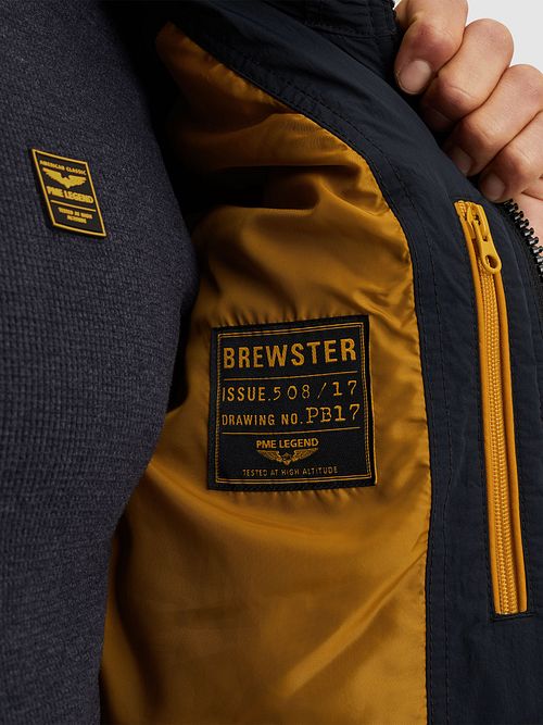 PME Legend Brewster Chaqueta Navy Model / Detail
