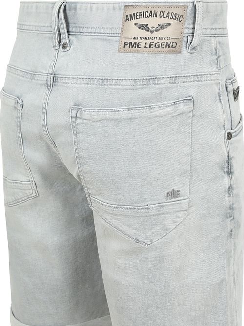 PME Legend Carior Denim Shorts Bleu Gris Product / Achterkant