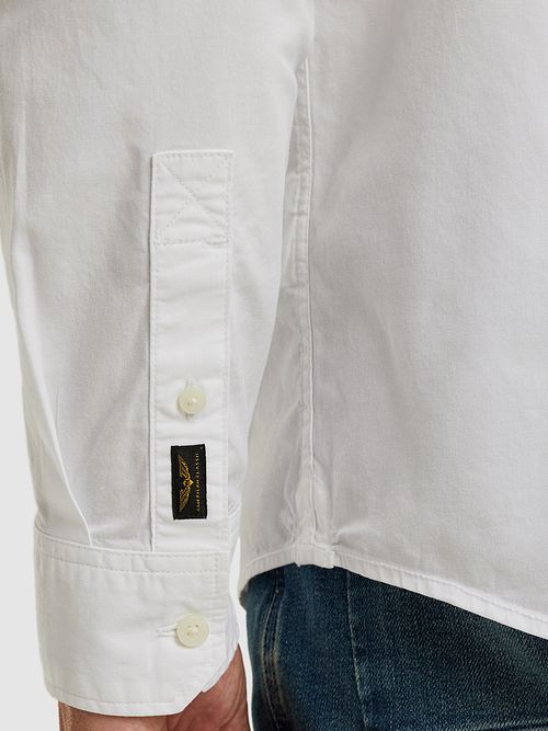 PME Legend Chemise American Classic Blanche Model / Detail
