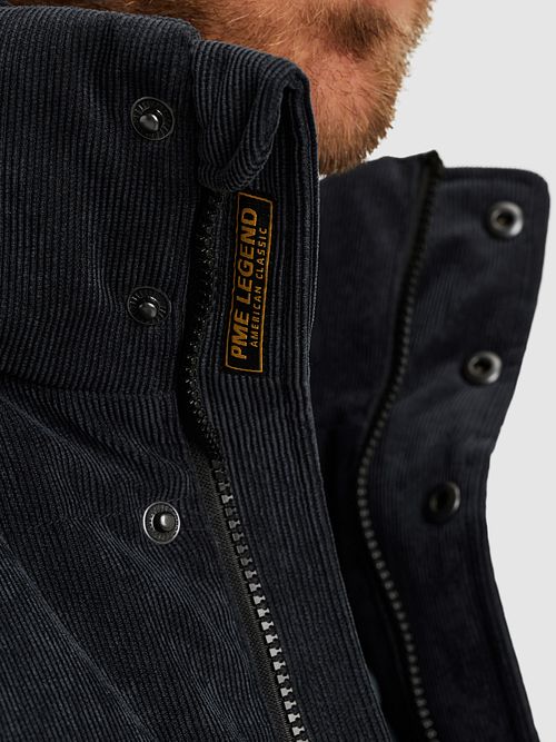 Giacca PME Legend Gobbler in velluto a coste blu navy Model / Detail