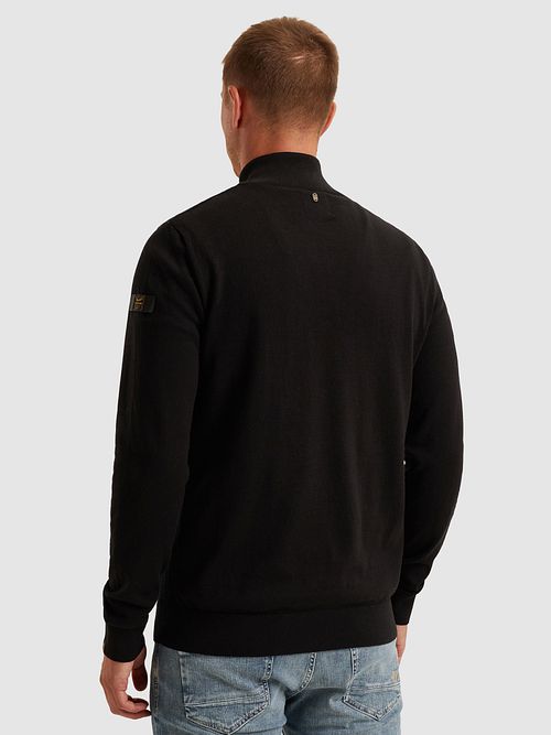 PME Legend Half Zip Sweater Schwarz Model / Achterkant