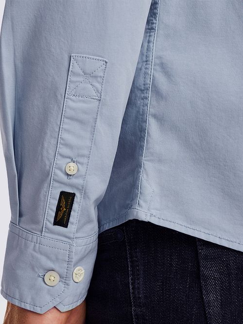 PME Legend American Classic Hemd Hellblau Model / Detail