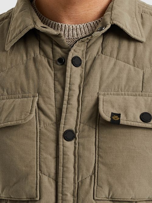 PME Legend Jacke Futurer Taupe Model / Detail
