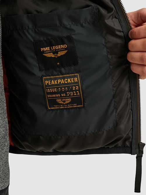PME Legend Jacke Peakpacker Navy Model / Detail