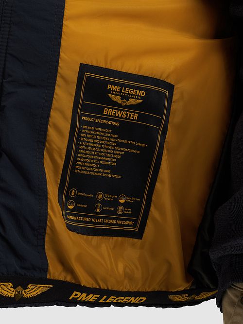 PME Legend Jacket Brewster Navy Model / Detail