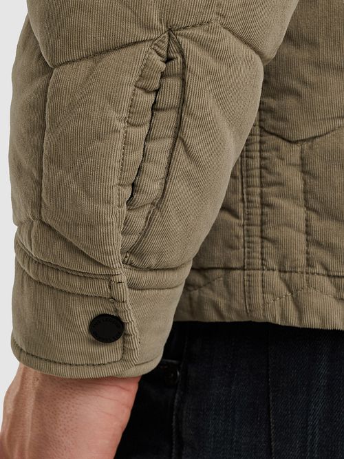 PME Legend Jacket Futurer Taupe Model / Detail