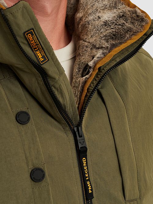 PME Legend Jacket Snowpack Icon 2.0 Olive Green Model / Detail