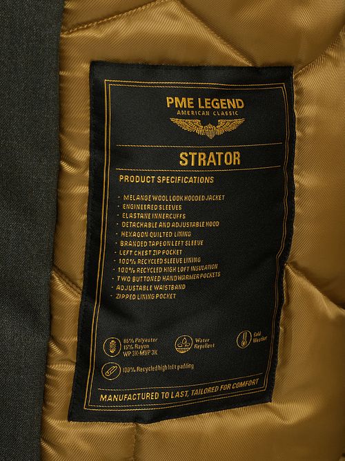 PME Legend Jacket Strator Icon Dark Green Model / Detail