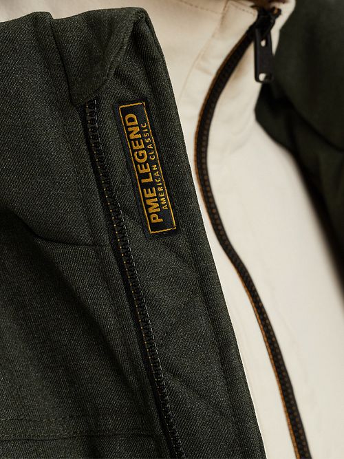 PME Legend Jakke Strator Icon Mørkegrønn Model / Detail