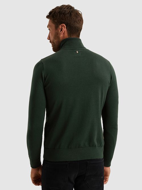 PME Legend Jersey Cuello Alto Verde Oscuro Model / Achterkant