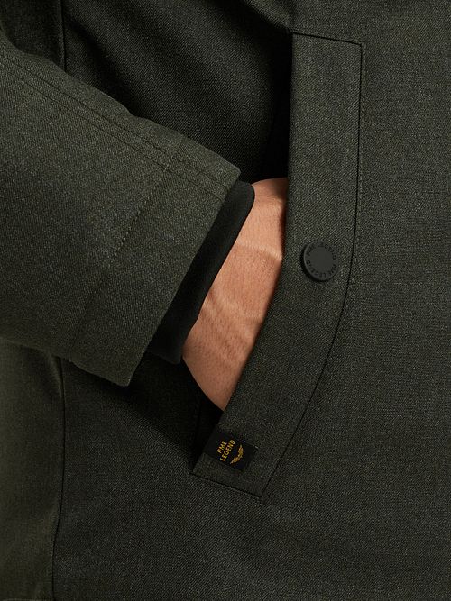 PME Legend Jacke Strator Icon Dunkelgrün Model / Detail