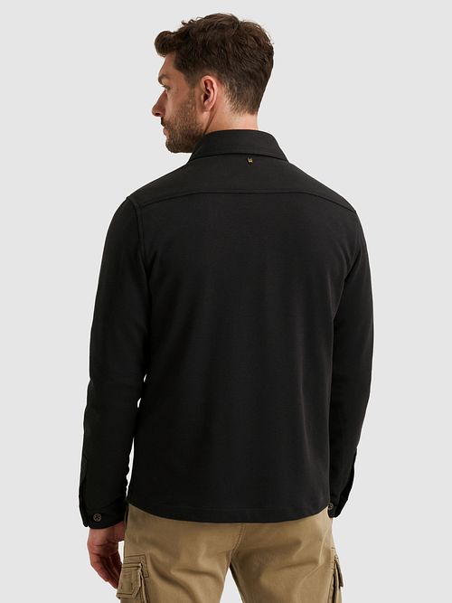 PME Legend Overshirt Comfort Heavy Twill Marineblå Model / Achterkant