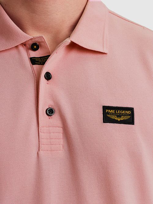 PME Legend Poloshirt Trackway Lyserød Model / Detail