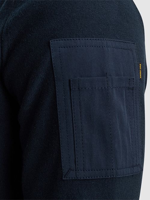 PME Legend American Classic Pullover Navy Model / Detail