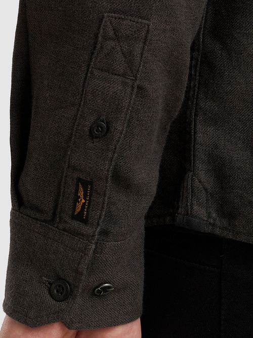 PME Legend Skjorte Struktur Antrasitt Model / Detail
